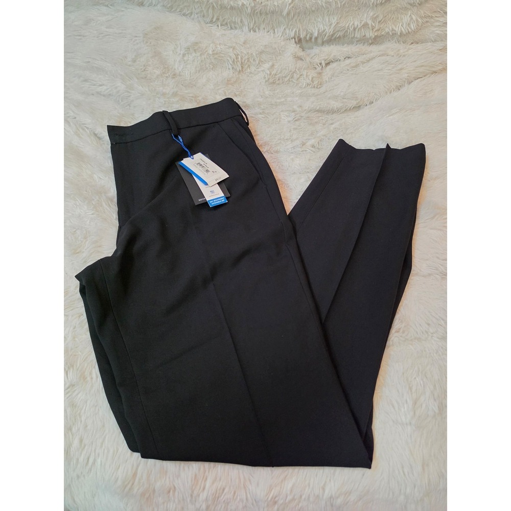 NWT Report Collection Men's Performance Slim Fit Dress Pants - Black 34x32
